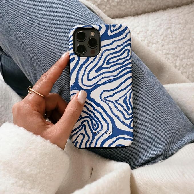 BURGA Phone Case for iPhone 16 - Cute, Trendy, Aesthetic, Pattern Phone Cover, Hard Shell Protection - fits Apple iPhone 16 Case for Women and Men