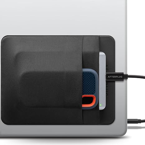 2-Pocket SSD & Hard Drive Holder for Laptop, Reusable 3M Adhesive