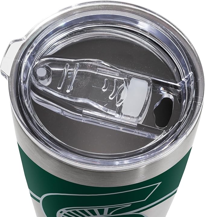 Rico Industries NCAA 20oz Stainless Steel Tumbler with Lid - Great For Coffee, Tea, Water or Cocktails