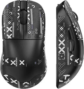 ZIYOU LANG×Magic-Refiner AJ199 Lightweight Wireless Gaming Mouse,Tri-Mode(2.4G/Wired/BT),24K DPI,PAW3311 Optical Sensor,1000Hz Polling Rate,600mAh,49g Ergonomic Mice for Mid-Large Hands-Black&Sticker