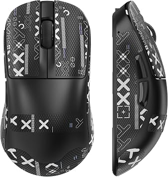ZIYOU LANG×Magic-Refiner AJ199 Lightweight Wireless Gaming Mouse,Tri-Mode(2.4G/Wired/BT),24K DPI,PAW3311 Optical Sensor,1000Hz Polling Rate,600mAh,49g Ergonomic Mice for Mid-Large Hands-Black&Sticker