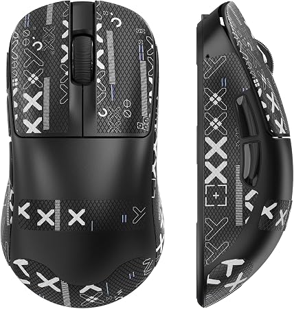 ZIYOU LANG×Magic-Refiner AJ199 Lightweight Wireless Gaming Mouse,Tri-Mode(2.4G/Wired/BT),24K DPI,PAW3311 Optical Sensor,1000Hz Polling Rate,600mAh,49g Ergonomic Mice for Mid-Large Hands-Black&Sticker