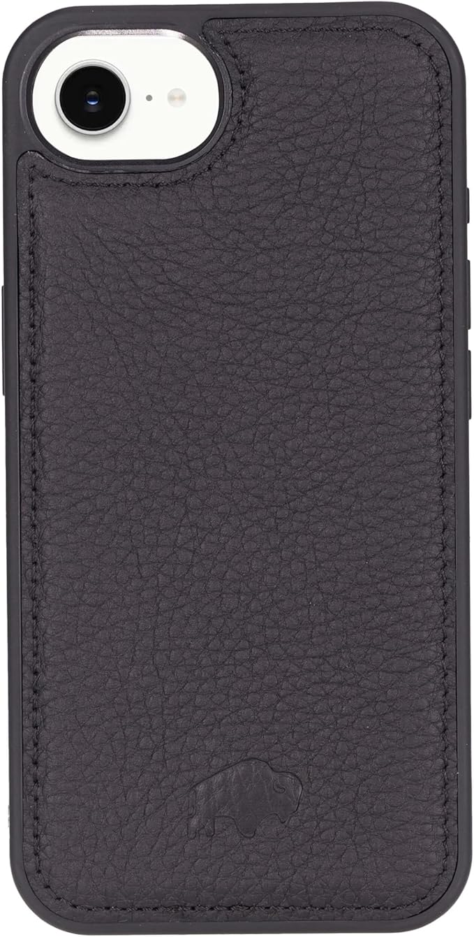 BLACKBROOK Case for iPhone 17e/16e Wallet Case for Men and Women, Carter Full Grain Leather 2-in-1 Set for MagSafe Charging, Cash, ID and 4 Card Slots with RFID