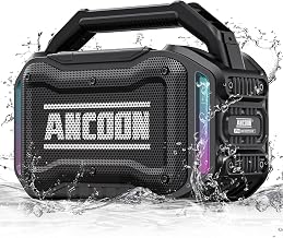 ANCOON Speakers Bluetooth Wireless: 80W(Peak) Loud Speaker with Bass - Image 1