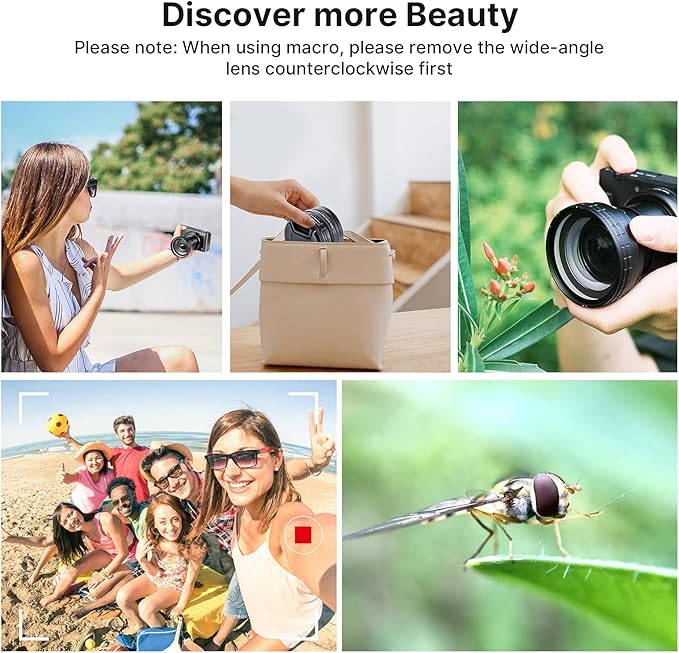 Wide Angle Lens for Sony ZV1 ULANZI WL-1 ZV1 18mm Wide Angle/ 10X Macro 2-in-1 Additional Lens for Sony ZV1/RX100 VII Camera