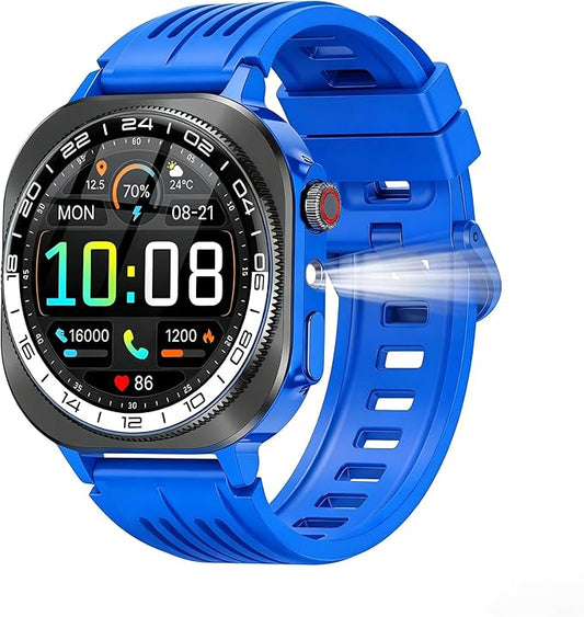 Smart Watch, 1.91"HD 2025 Smartwatch for Men Women (Answer/Make Call), 112+ Sports IP68 Waterproof Fitness Activity Tracker, Heart Rate/Sleep Monitor/Pedometer/Calories, Fitness Watch for Android iOS