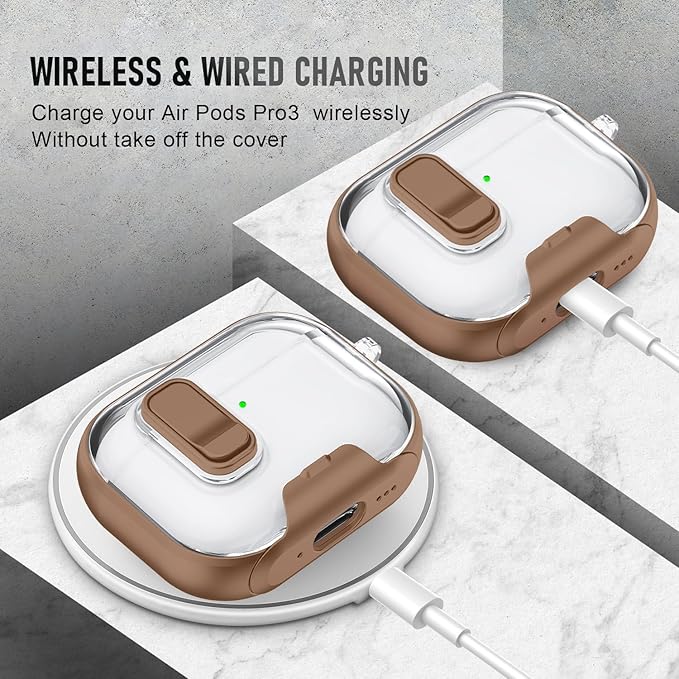 for AirPods Pro 3 Case (2025) with Phone Stand & Cleaner Kit, Cute Soft Silicone Cover for AirPods Pro 3rd Genera case with Keychain for Women Men with Keychain for Airpod Pro case(2025) Rose Gold