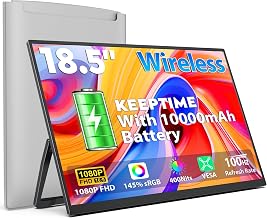 KEEPTIME Wireless Portable Monitor with Battery 10000mAh, 18.5" 100Hz 1080P - Image 1