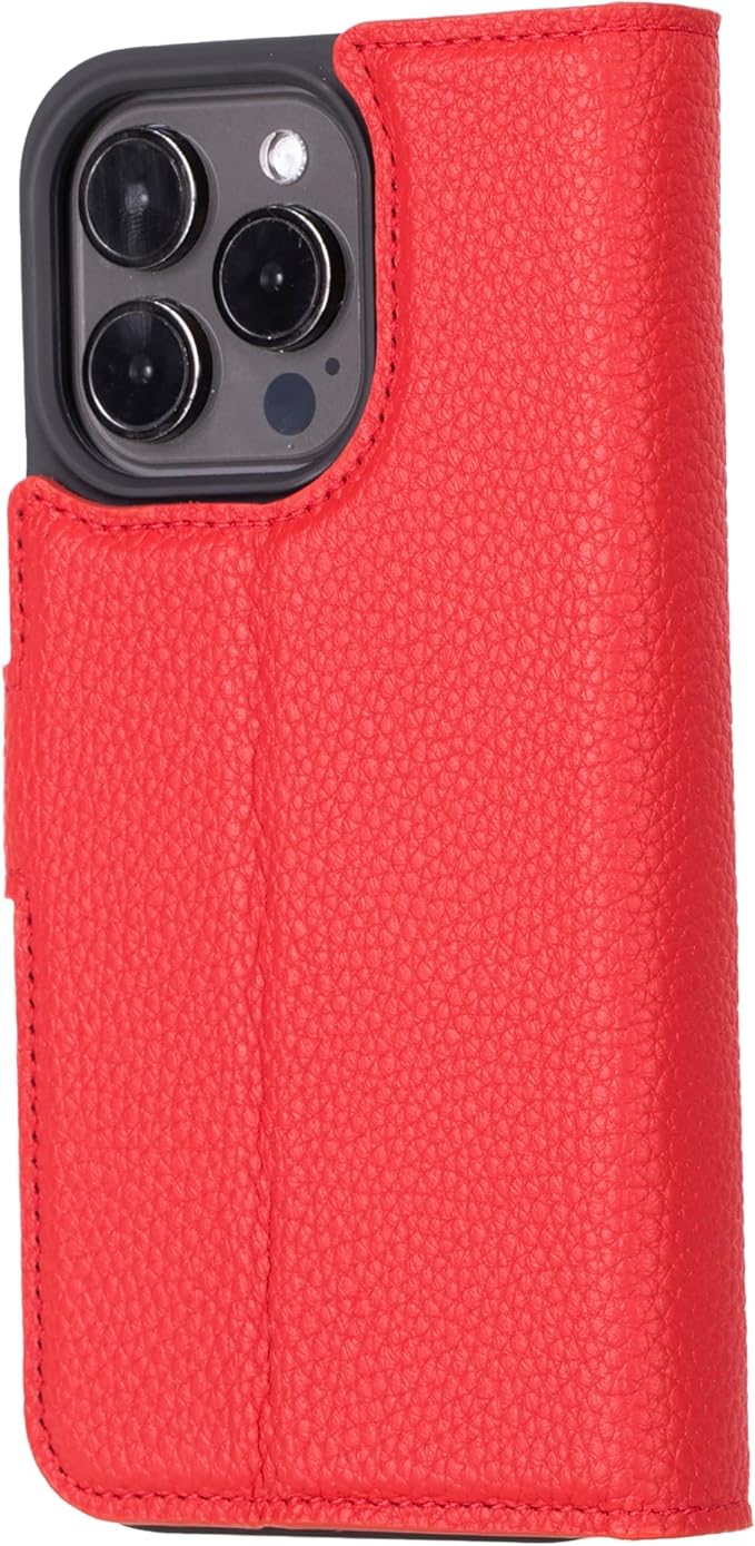 BLACKBROOK Case for iPhone 15 Pro Max Leather Case with Wallet, Carter Premium Leather Magnetic 2-in-1 Set for MagSafe Wallet Case with RFID, Cash, ID & 4 Card Slots, Compatible with iPhone 15 Pro Max
