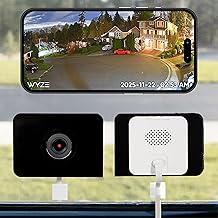 WYZE Window Camera, WiFi Indoor HD Home Security Camera, Upgraded Color Night Vision, Anti-Glare, AI-Powered Motion Detection, Easy & Quick Setup, 24/7 Recording, Works w/Alexa & Google