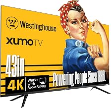 Westinghouse 43-inch Smart TV, 4K UHD Xumo TV w/ HDR10, Voice Remote, Dolby Vision, Dolby Atmos, Edgeless, Flat Screen LED Television w/Bluetooth, Apple AirPlay, Wi-Fi & Mobile Connectivity - Image 1