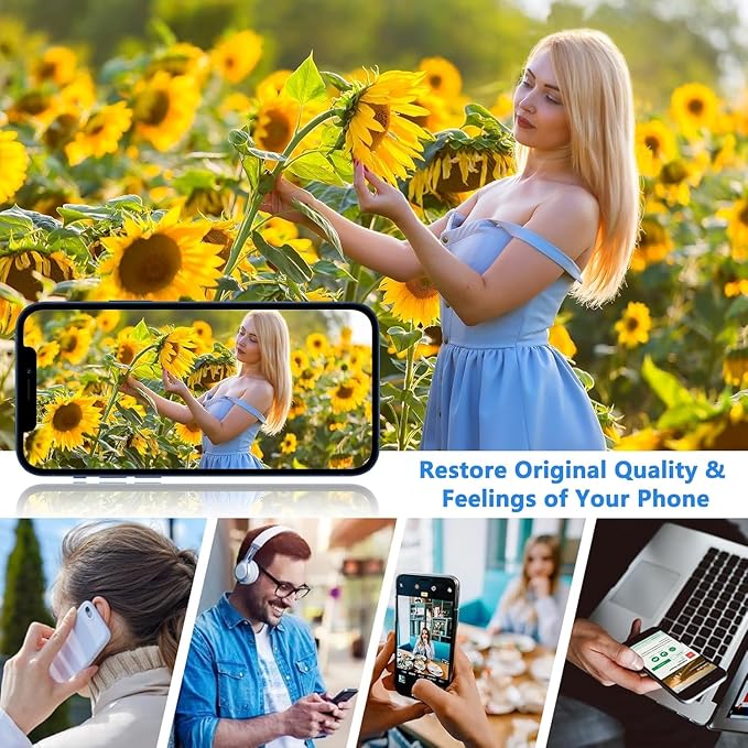 for iPhone 13 Pro Screen Replacement 6.1 Inch, Diykitpl 3D Touch LCD Display for A2483, A2636, A2638, A2639, A2640, with Repair Tools Kit+ Waterproof Frame Adhesive Sticker+Screen Tempered Protector