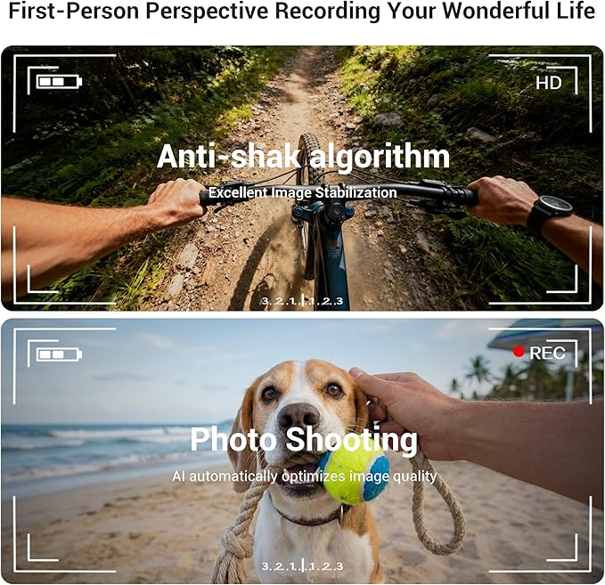 Blackview AI Smart Glasses with Camera, BT Call/Photo/4K HD Video Recording Glasses with Real-Time Translation, AI Voice Assistant, Object Recognition, Gradient Lenses