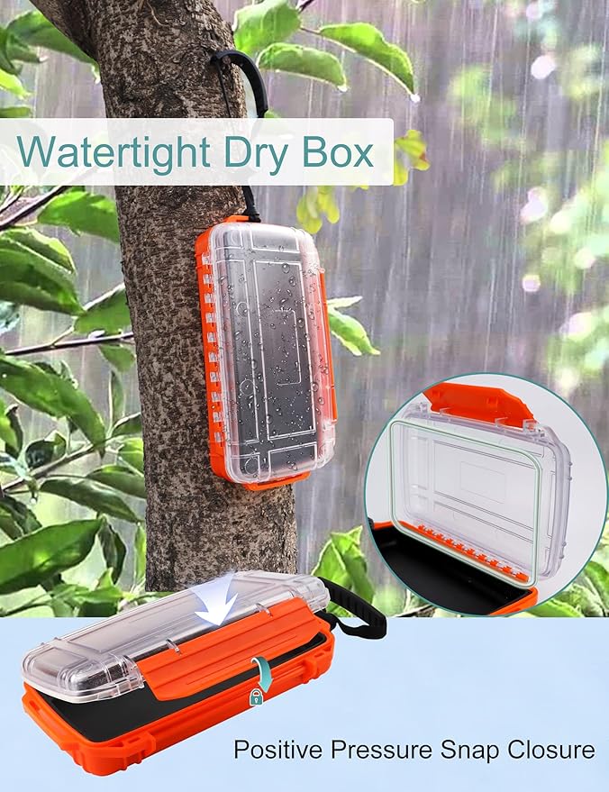 Avlcoaky Dry Box Waterpoof Dry Box Small Dry Box Waterproof for Boat Waterproof Containers Kayak Dry Storage Box