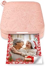 HP Sprocket Portable 2x3 Inch Instant Photo Printer (Blush Pink) Print Pictures on Zink Sticky-Backed Paper From Your iOS & Android Device