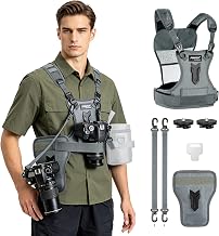 FOMITO Dual Camera Harness, Multi Carrying Radio Chest Vest System - Image 1