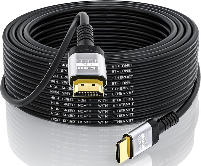4K HDMI Cable 40 Feet | 18Gbps Ultra High Speed HDMI 2.0 Cable 4K@60Hz HDR 3D ARC HDCP2.2 Ethernet HDMI Cord | for UHD TV Monitor Laptop Xbox PS4/PS5 ect (12m)