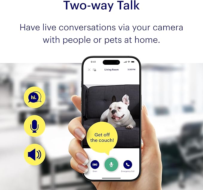 Canary View Indoor Home Security Camera 1080p HD WiFi IP | 24/7 Watch Live Video, Motion Alerts, Two-Way Talk, Night Vision, 10x Zoom, Private Mode, Works with Alexa, Google Assistant and More
