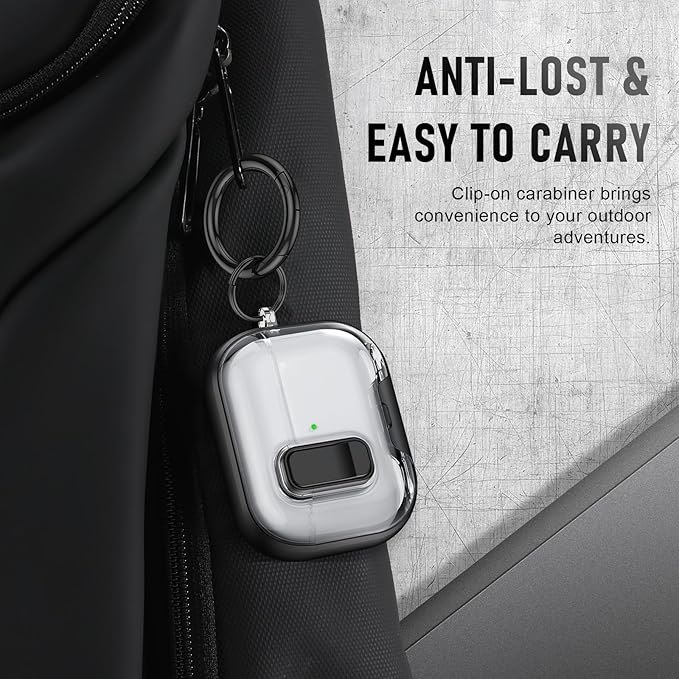 for AirPods Pro 3 Case (2025) with Phone Stand & Cleaner Kit, Cute Soft Silicone Cover for AirPods Pro 3rd Genera case with Keychain for Women Men with Keychain for Airpod Pro case(2025) Black
