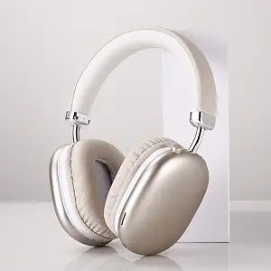 BT1638 Over-Ear Wireless Headphones, Premium Padded Headband, Champagne USB-C Charging, Bluetooth Headphones， Long Endurance Flight of up to 40 Hours，Fashionable and Colorful (Gold)