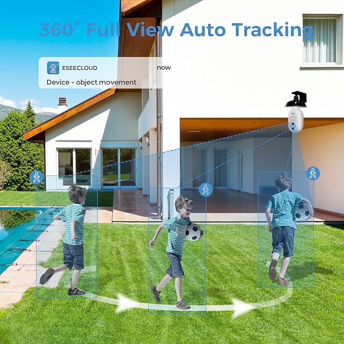Hiseeu Dual Lens 10X Zoom 3MP Light Bulb Security Camera Indoor 5G& 2.4GHz WiFi,AI Human Detection,Motion Tracking,Two-Way Talk,Color Night Vision,Siren Alarm,24/7 Recording,Compatible with Alexa