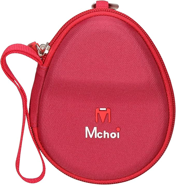Mchoi Hard Case Fits for Aftershokz Aeropex/Aftershokz Titanium Mini/Aftershokz Air/Aftershokz Openmove/Openrun Pro, Open-Ear Wireless Bone Conduction Headphones, Red, Case Only