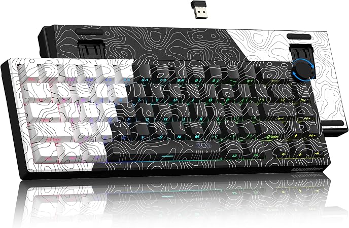 Womier Wireless Gaming Keyboard 60 Percent with QMK/VIA