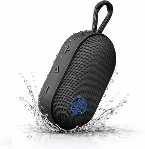 Gemini Mini Bluetooth Speaker, Waterproof, Clip-On, 12-Hr Play (BeatOrb)