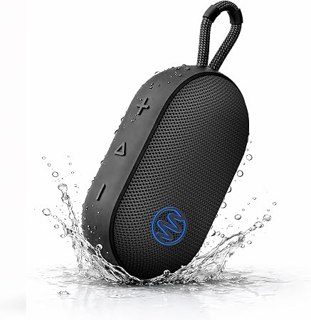 Gemini Mini Bluetooth Speaker, Waterproof, Clip-On, 12-Hr Play (BeatOrb)