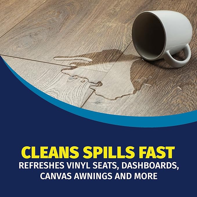 RV Soft Surface and Vinyl Cleaner, Multi-Surface Cleaner and Stain Remover for RVs and Campers, 14 oz Spray Can