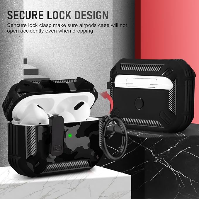 Compatible with Airpods Pro 3 Case(2025),for Airpods Pro 3rd Generation Cases Cover with Keychain Cleaner Kit Soft Silicone Shockproof Cover for Women Men
