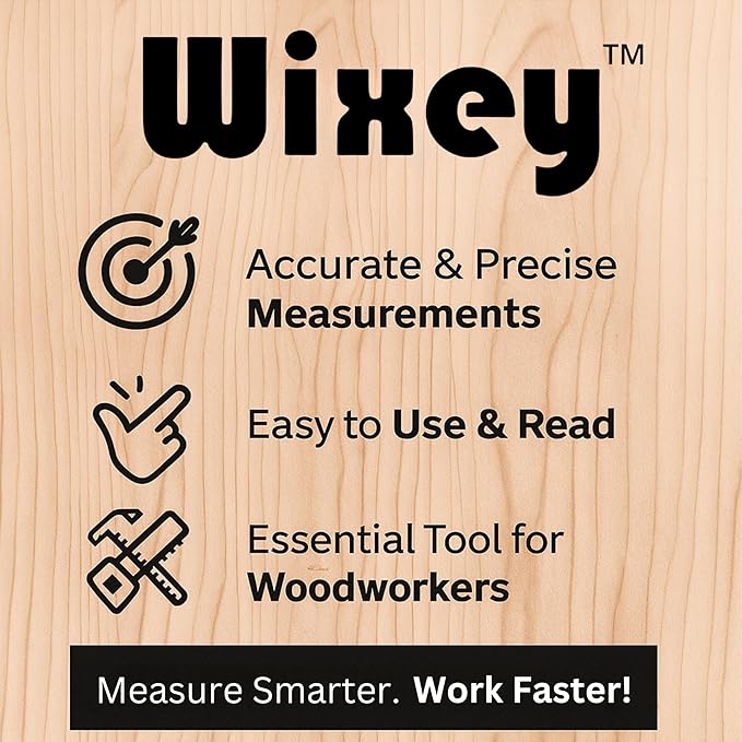 Wixey Digital Angle Gauge w/Flip-Out Display–Easy-to-Read Magnetic Digital Angle Finder for Setting The Angles of Jointer Fences & More – Perfect Ultra-Precise Measuring Tools for Woodworking Tasks