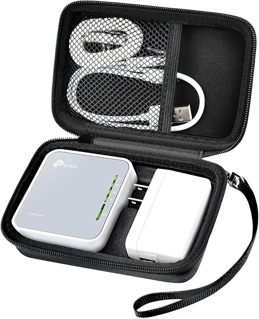 GWCASE Hard Travel Router Case for TP-Link AC750 TL-WR902AC, Case Only