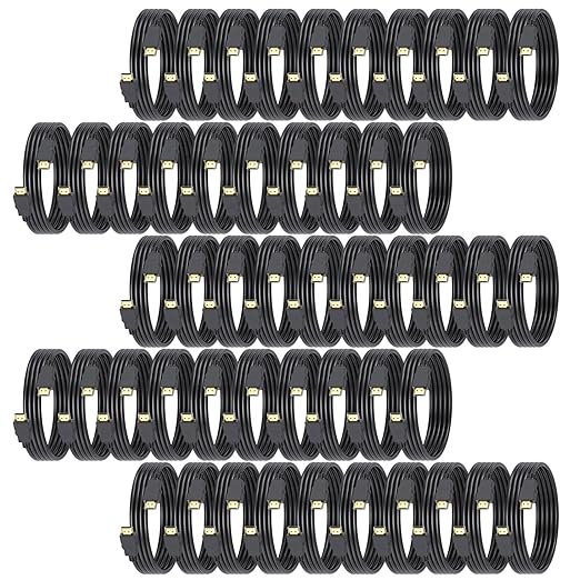 4K HDMI Cable 6FT 50-Pack, High Speed HDMI to HDMI Cable 6 Foot Shielded Cord for Gaming Monitor Support 4K@60Hz, 2K@120Hz, Ethernet, HDR, 3D, ARC Compatible with Laptop, PS5/PS4, Xbox, HDTV