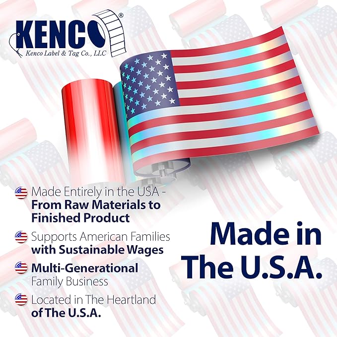 Kenco Cable Labels - 240 Labels 12 Sheets, 10 Colors Waterproof Cord Labels - Write on Stickers Tear and Liquid Resistant for Color Coding and Identification -Made in The USA (240 Labels)