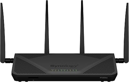 Synology RT2600ac – 4x4 dual-band Gigabit Wi-Fi router, MU-MIMO, powerful parental controls, Threat Prevention, bandwidth management, VPN, expandable coverage with mesh Wi-Fi