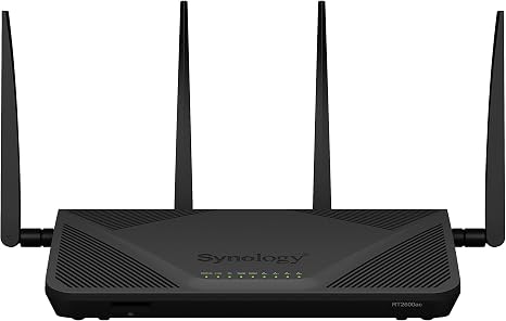 Synology RT2600ac – 4x4 dual-band Gigabit Wi-Fi router, MU-MIMO, powerful parental controls, Threat Prevention, bandwidth management, VPN, expandable coverage with mesh Wi-Fi