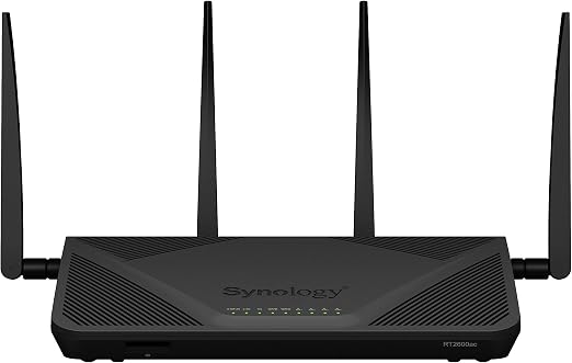 Synology RT2600ac – 4x4 dual-band Gigabit Wi-Fi router, MU-MIMO, powerful parental controls, Threat Prevention, bandwidth management, VPN, expandable coverage with mesh Wi-Fi