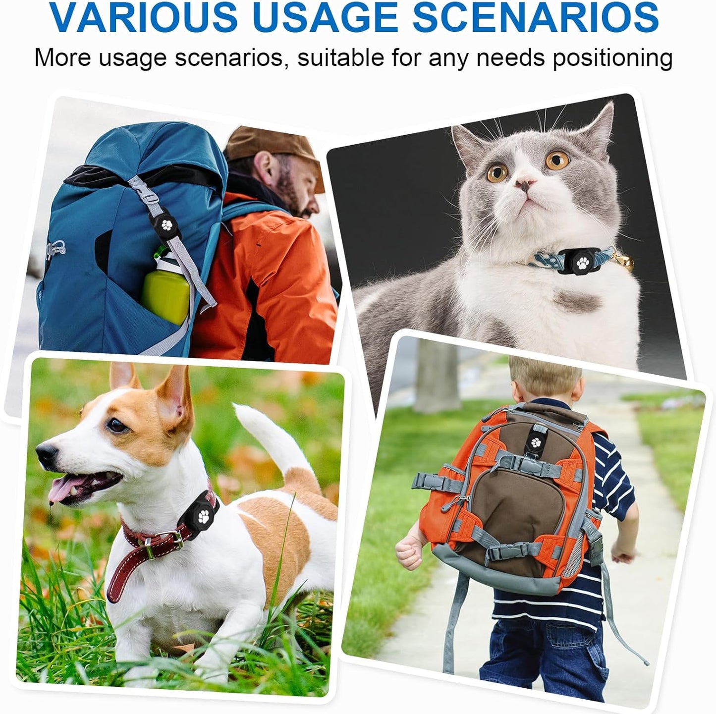 Smart Pet Tracker for Collar — Real-Time Location, No Monthly Fee