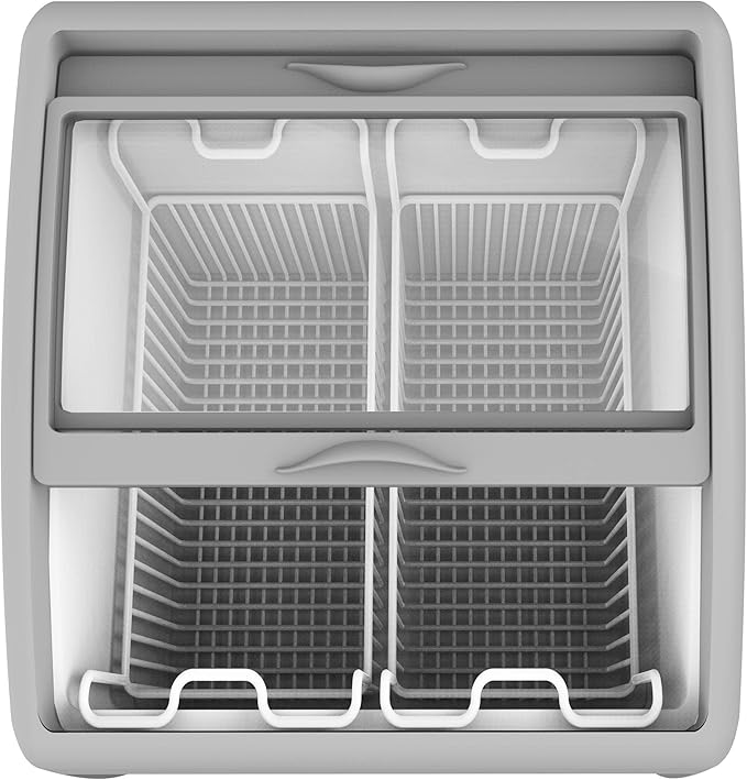 KoolMore - MCF-6C Commercial Ice Cream Freezer Display Case, Glass Top Chest Freezer with 2 Storage Baskets and Clear, Sliding Lid, 5.7 cu. ft. Capacity, White