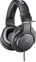 Audio-Technica ATH-M20x Professional Studio Monitor Headphones, Black - Image 1