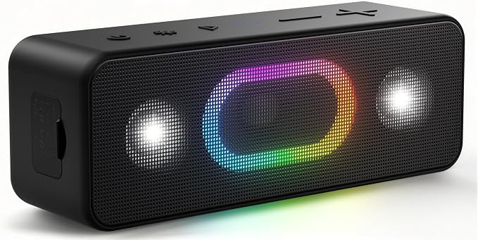 OHAYO Portable Wireless Outdoor Bluetooth Speaker, Birthday Gifts, Black