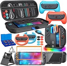 Switch 2 Accessories, Case Bundle with Charger, Grip for Nintendo Switch 2 - Image 1