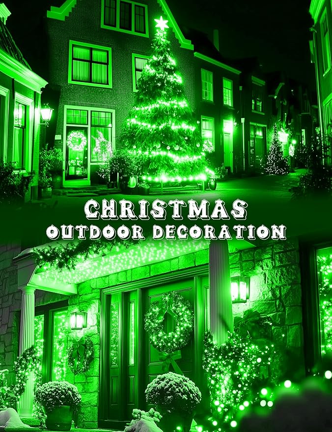 JandCase Halloween Green Light Bulb Outdoor, LED PAR30 Green Flood Lights 12W(100W Equivalent), E26 Colored Light Bulbs for Porch Home Lighting, Theme Party Decor, Courtyard, Not-Dimmable, 2 Pack
