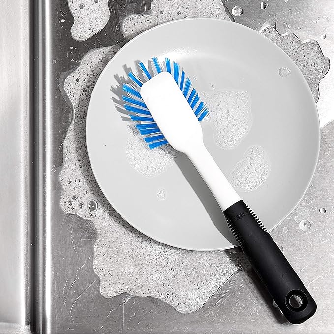 OXO Good Grips Dish Brush, White/Black (Pack of 2)