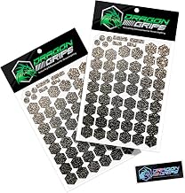 Dragon Grips Universal Controller Grips, 18 Pcs Black Textured Non-Slip Rubber for Xbox, PS4 & PS5 Controller Grip Tape, Perfectly Fit to Any Handles, Sweat Resistant to Enhance Gaming Control, 2 Pack - Image 1