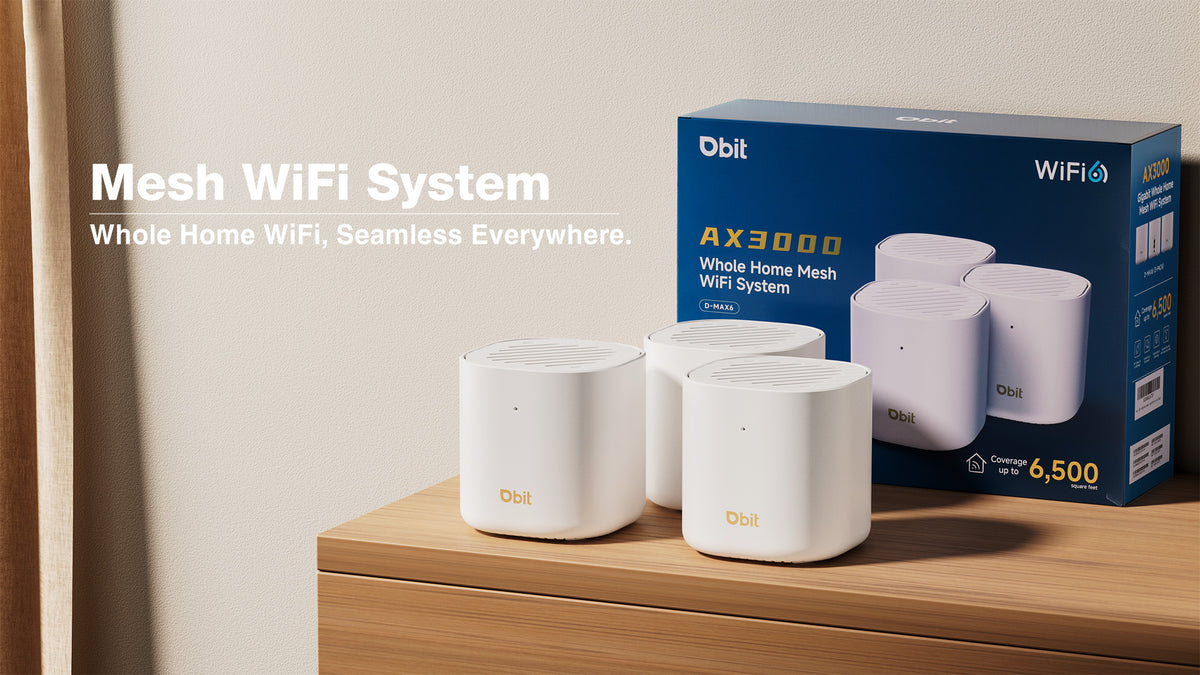 DBIT AX1500 WiFi 6 Mesh Wi-Fi System | 5,600 Sq Ft C | Computer Access - Image 8
