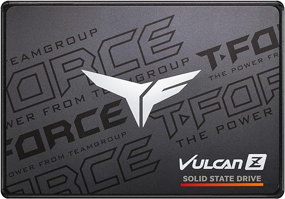 TEAMGROUP T-Force Vulcan Z 2TB SLC Cache 3D NAND TLC 2.5 Inch SATA III Internal Solid State Drive SSD (R/W Speed up to 550/500 MB/s) T253TZ002T0C101