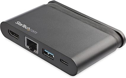 StarTech USB-C Mini Dock with 4K HDMI Ultrawide, 100W PD, GbE, USB-A/C