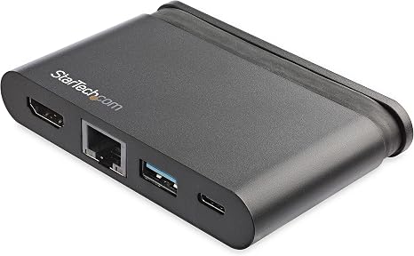 StarTech USB-C Mini Dock with 4K HDMI Ultrawide, 100W PD, GbE, USB-A/C